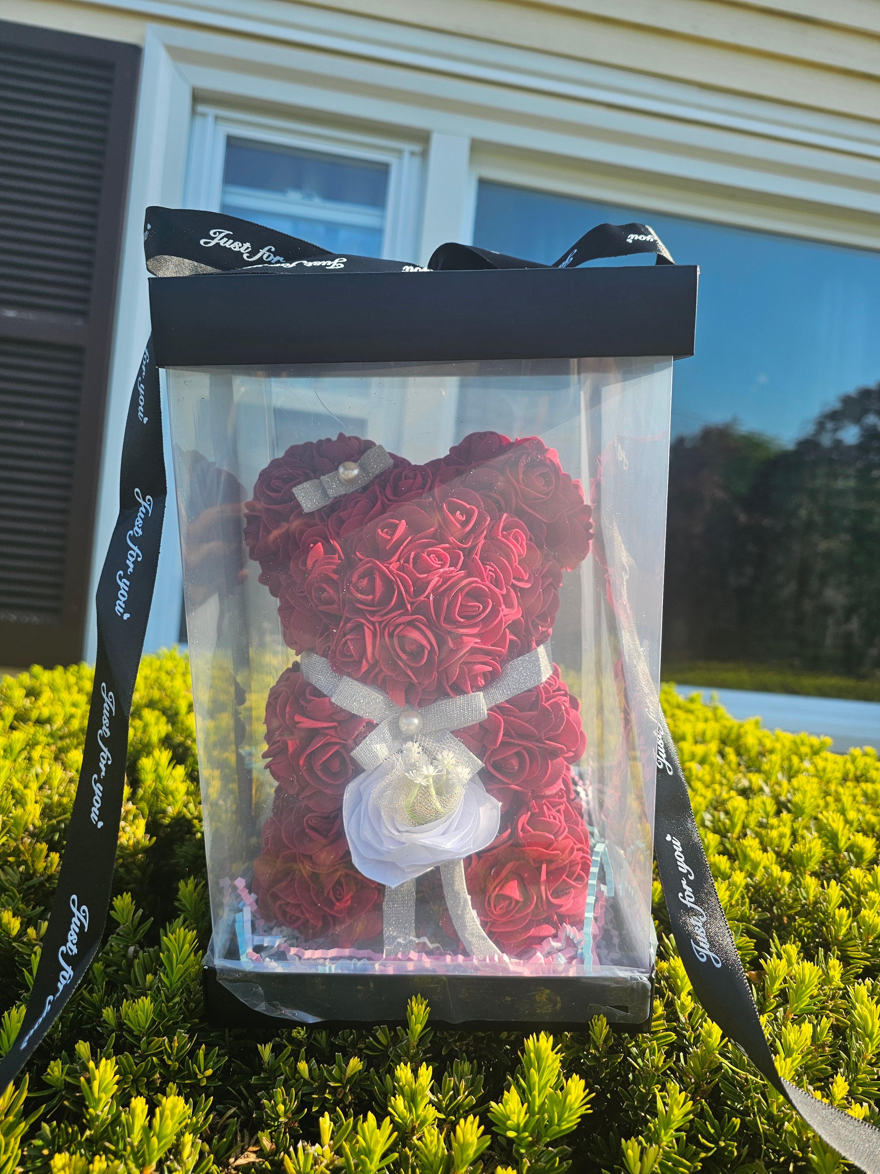 Handmade rose bear 🐻