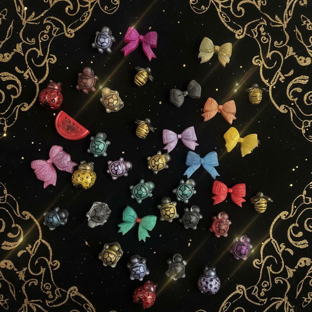 Handmade Resin Magnets Mystery Mix - Set of 5 Assorted
