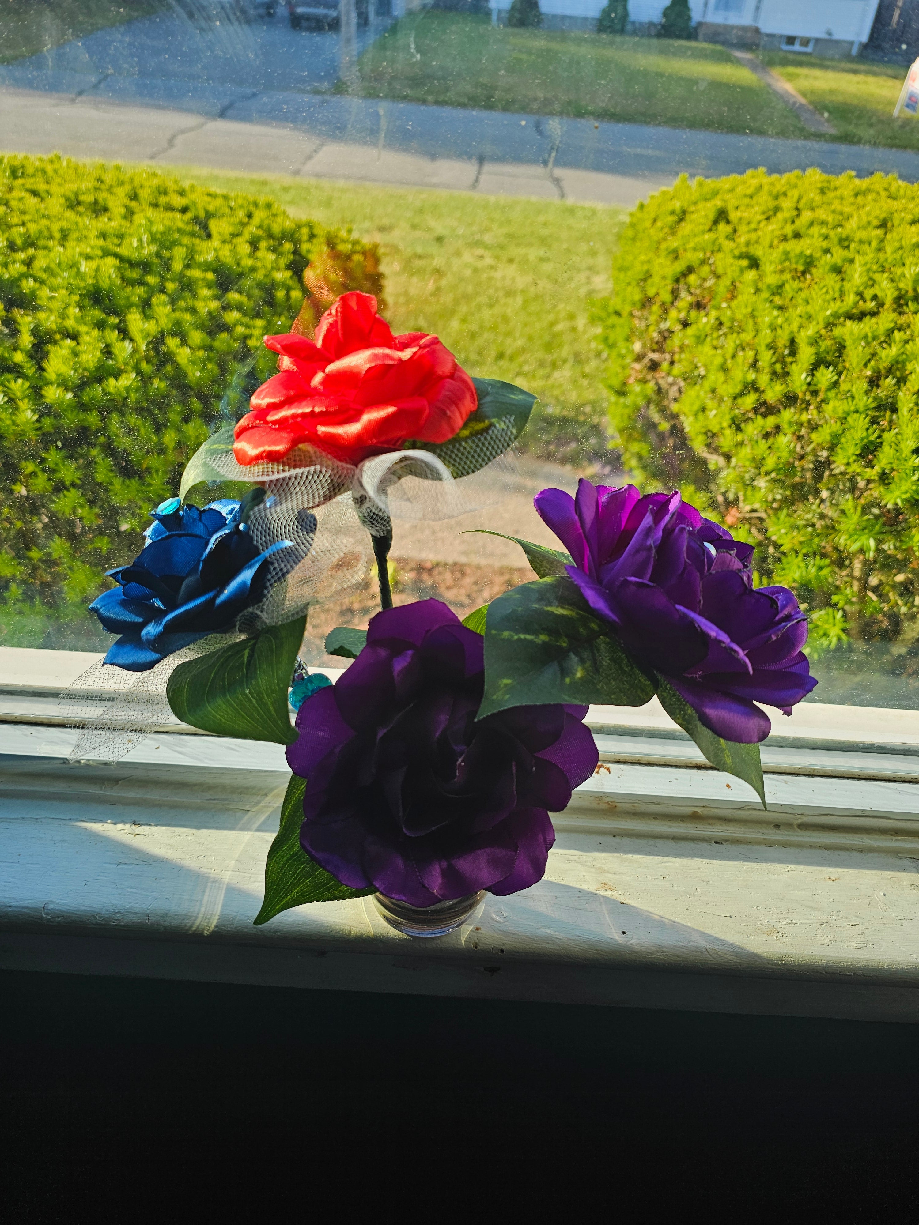 Blue Rose - Handmade