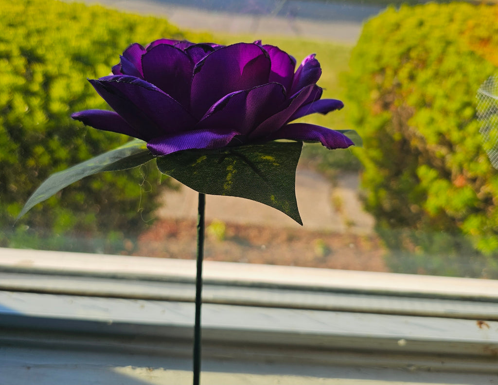 Purple Rose - Handmade
