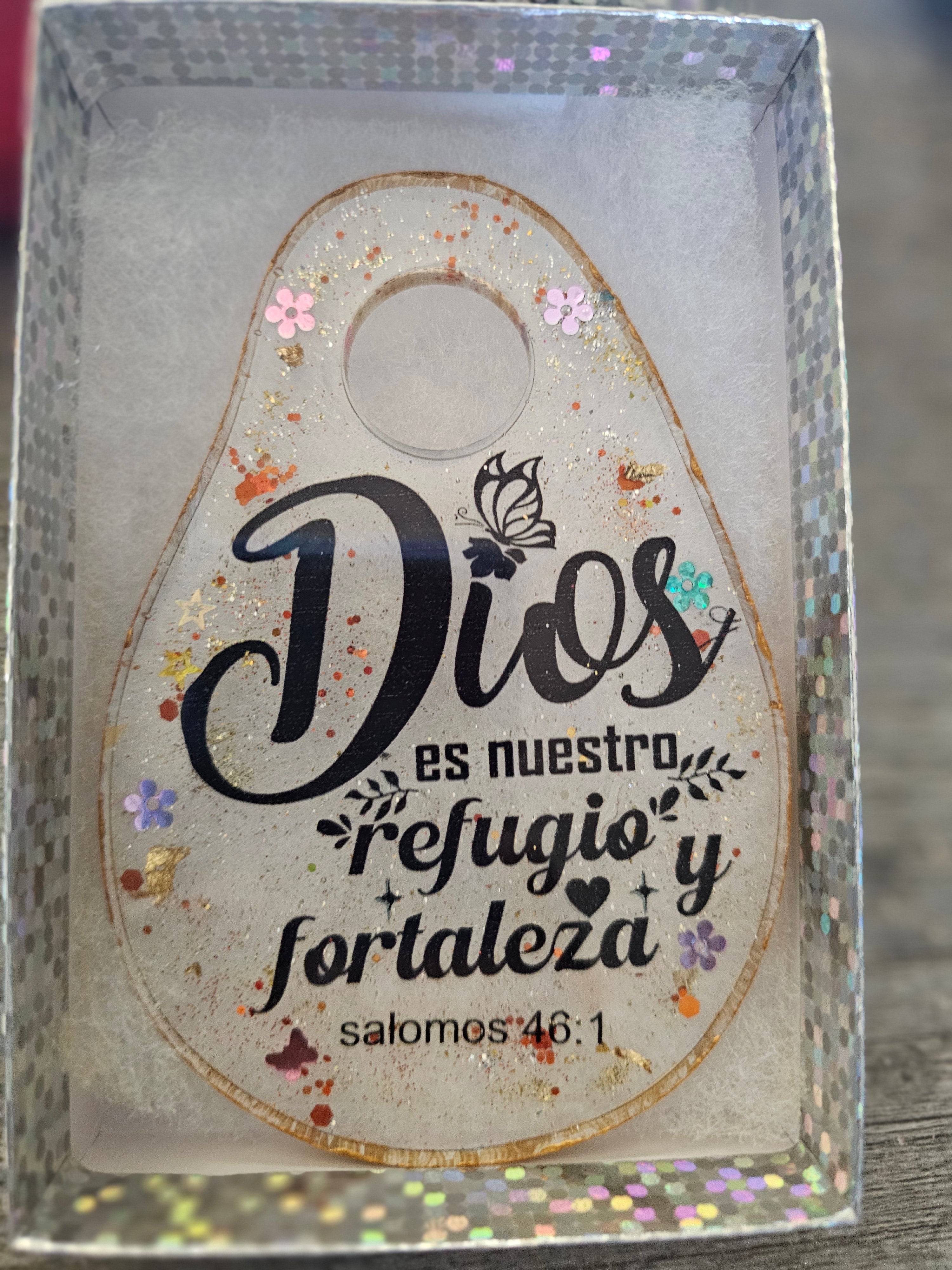 "God Is Our Refuge and Strength" Resin Plaque – Psalm 46:1