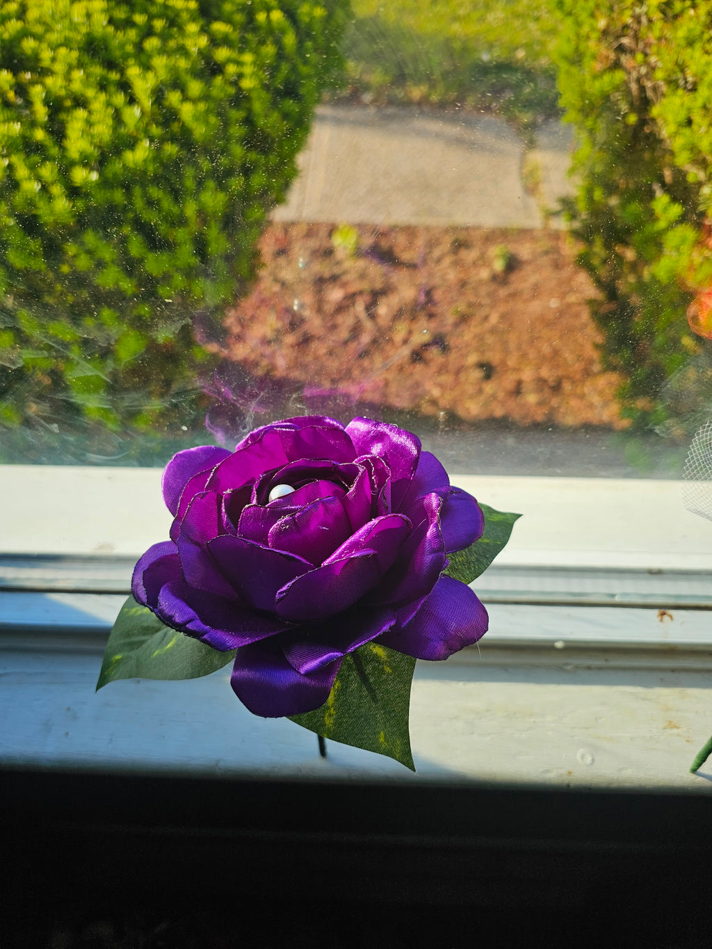 Purple Rose - Handmade