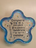 "Your Word is a Lamp to My Feet" Resin Plaque – Psalm 119:105