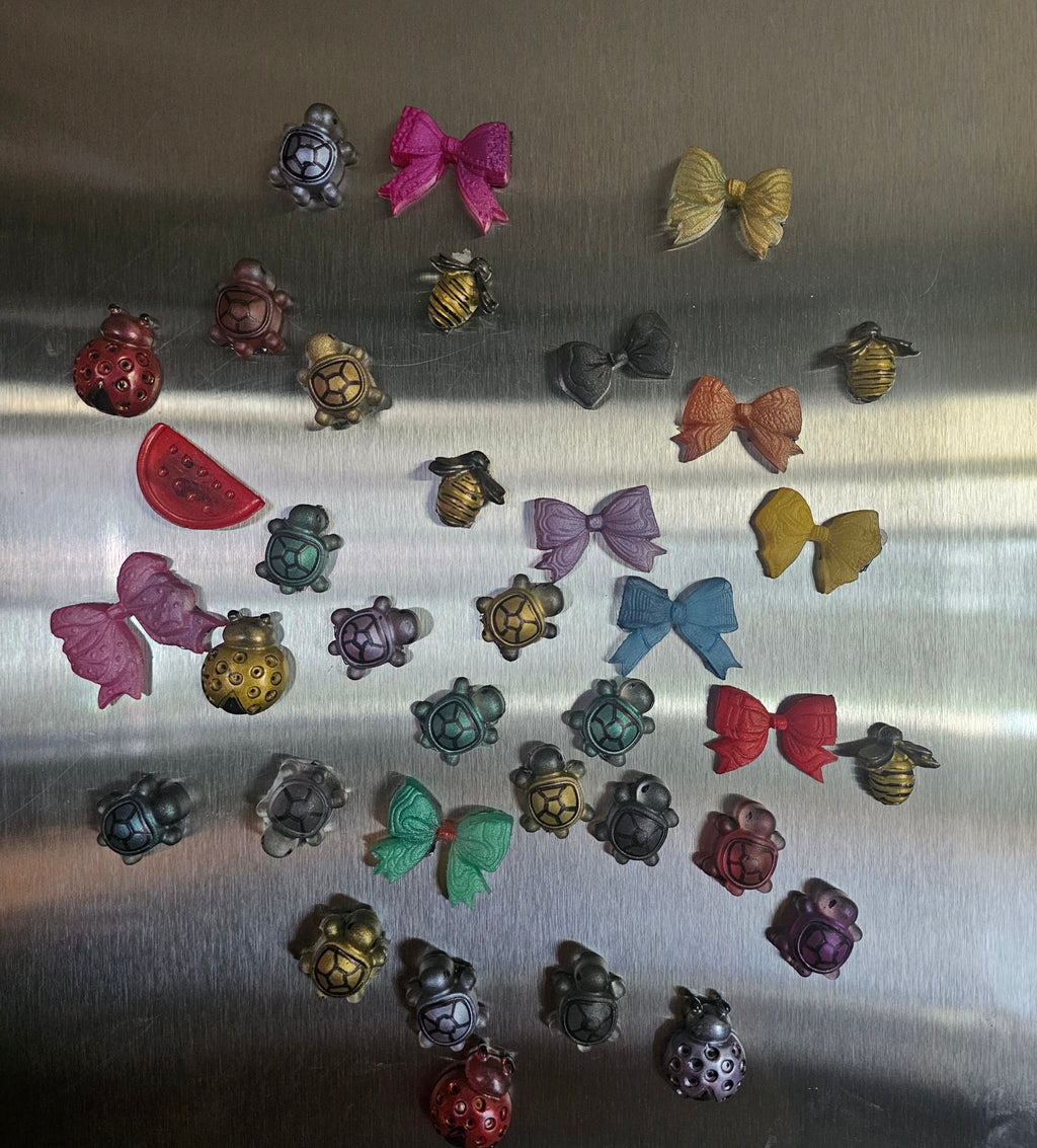 Handmade Resin Magnets Mystery Mix - Set of 5 Assorted